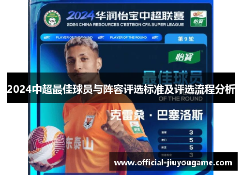 2024中超最佳球员与阵容评选标准及评选流程分析