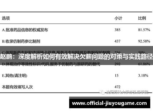 赵鹏：深度解析如何有效解决欠薪问题的对策与实践路径